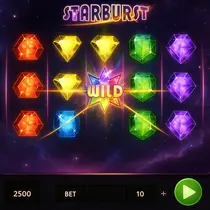 PlayZilla - Starburst Slot Game - NetEnt